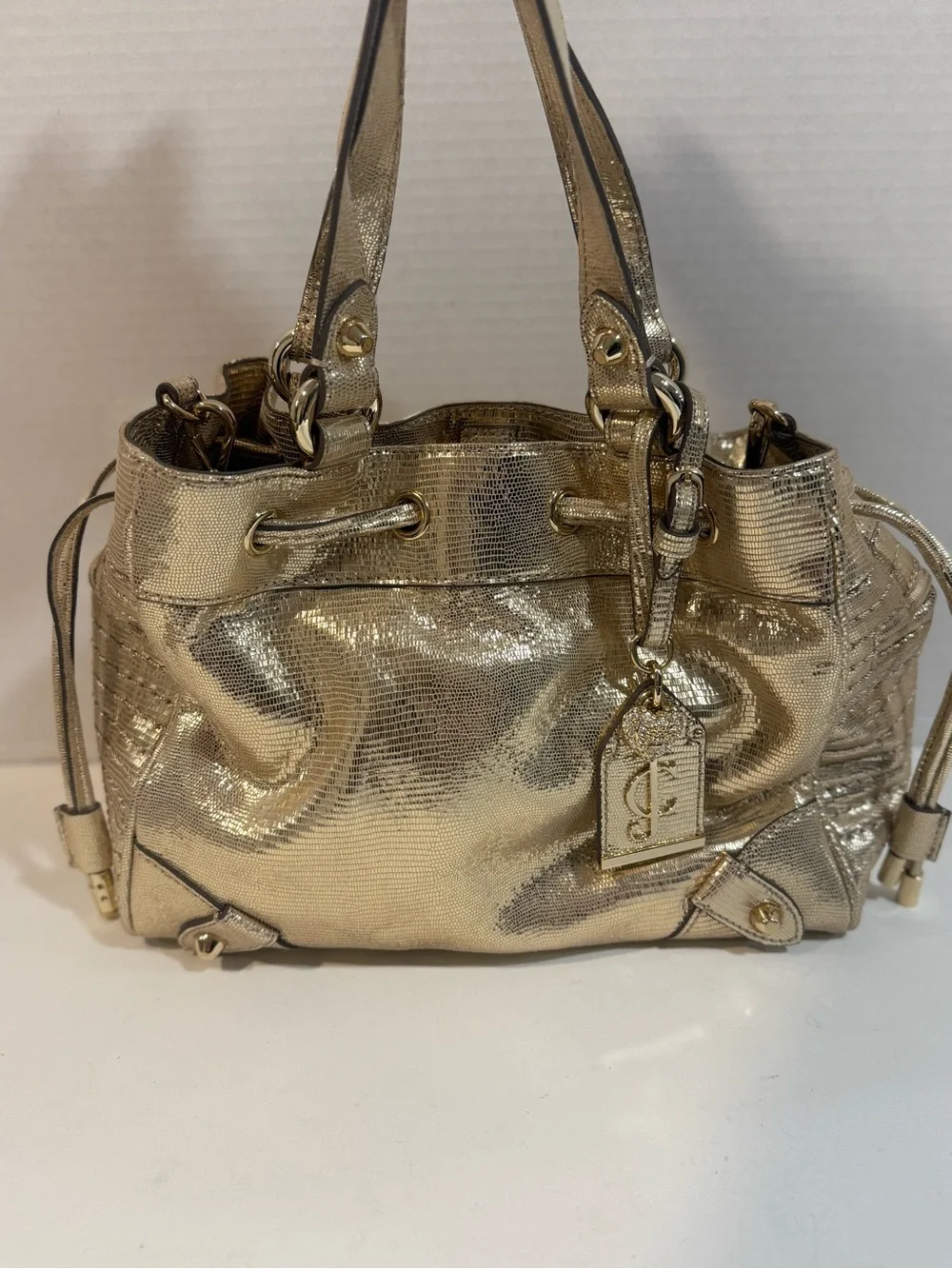 Juicy Couture Metallic Gold Satchel
